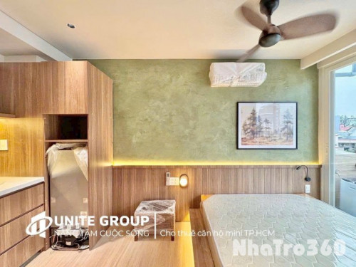 Cho thuê căn hộ ban công, Q1, đường Thạch Thị Thanh, gần Chợ Tân Đinh, Công Viên Lê Văn Tám