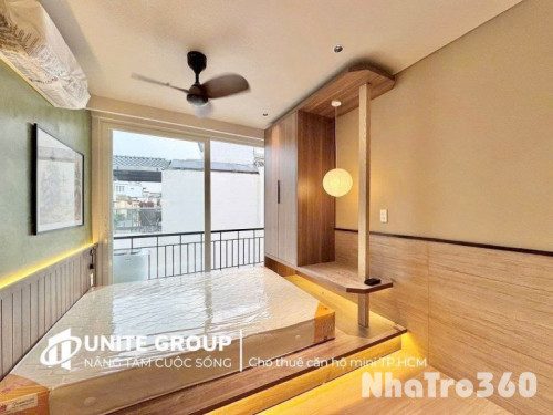 Cho thuê căn hộ ban công, Q1, đường Thạch Thị Thanh, gần Chợ Tân Đinh, Công Viên Lê Văn Tám