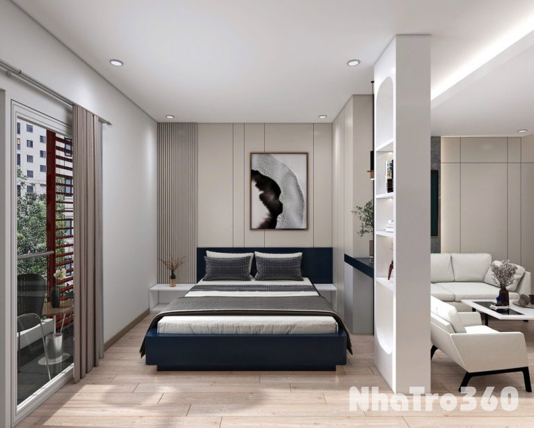 Căn Hộ 1PN Tân Bình Cho Thue Bancol Ngay Nhà Ga T3