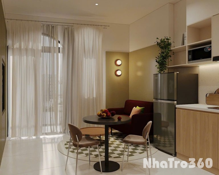 CĂN HỘ 1 PHÒNG NGỦ CHO THUÊ FULL NỘI THẤT-TÂN BÌNH