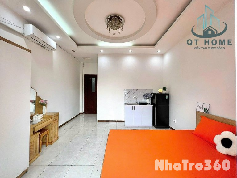 Cho thuê căn Studio Ban công ngay chân cầu Nguyễn Văn Cừ, gần Nowzone, Đh Sài Gòn, Đh Sư Phạm, Đh KHTN…