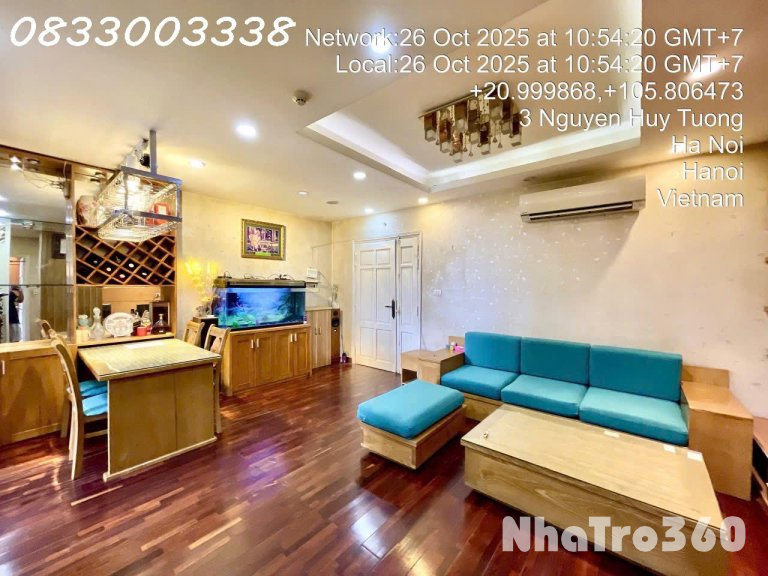 Cho THUÊ VÀO Ở LUÔN tại HAPULICO COMPLEX, Thanh Xuân, Hà Nội - căn 3Pn 100m² full đồ