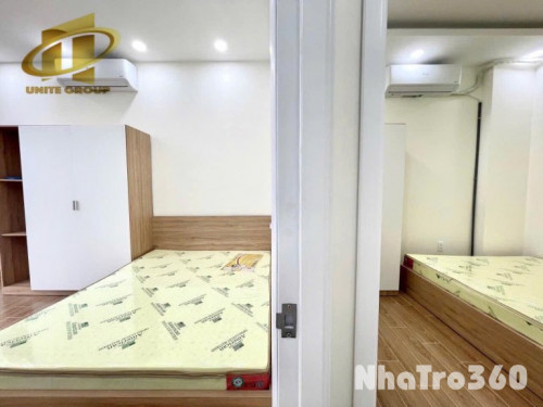 Cho thuê căn hộ 2PN Cửa sổ thoáng Q1 gần ĐH Luật, ĐH Nguyễn Tất Thành, chợ 200, cầu Calmette