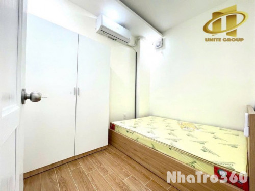 Cho thuê căn hộ 2PN Cửa sổ thoáng Q1 gần ĐH Luật, ĐH Nguyễn Tất Thành, chợ 200, cầu Calmette