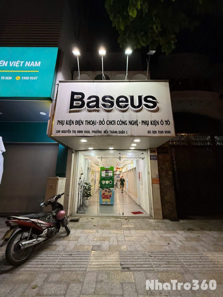 Cho Thuê Mặt Bằng Kd Dt: 101m2 Mặt Tiền Tại 109 Nguyễn Minh Khai, P.Bến Thành, Q.1