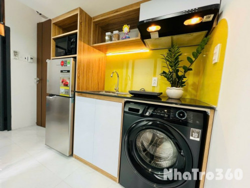 Cho thuê căn hộ 1PN, gác, Q4, đường Tôn Thất Thuyết, gần ĐH Nguyễn Tất Thành, Cầu Tân Thuận