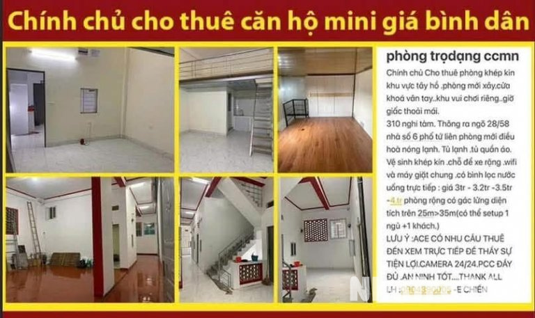 Cho thuê phòng trọ khép kín giá bình dân