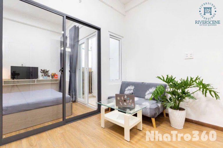 Cho thuê căn 1PN ban công Q4, mặt tiền đường Tôn Thất Thuyết ngay cầu Kênh Tẻ, Đh Luật, Đh Nguyễn Tất Thành…