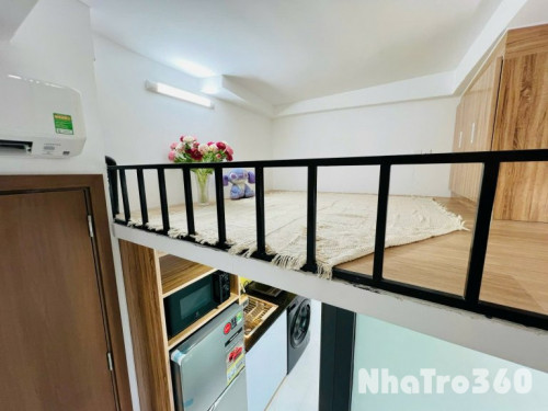 Cho thuê căn hộ 1PN, gác, Q4, đường Tôn Thất Thuyết, gần ĐH Nguyễn Tất Thành, Cầu Tân Thuận