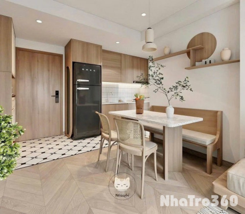 CHO THUÊ PHÒNG 1PN FULL NỘI THẤT NGAY NHÀ GA T3,TB