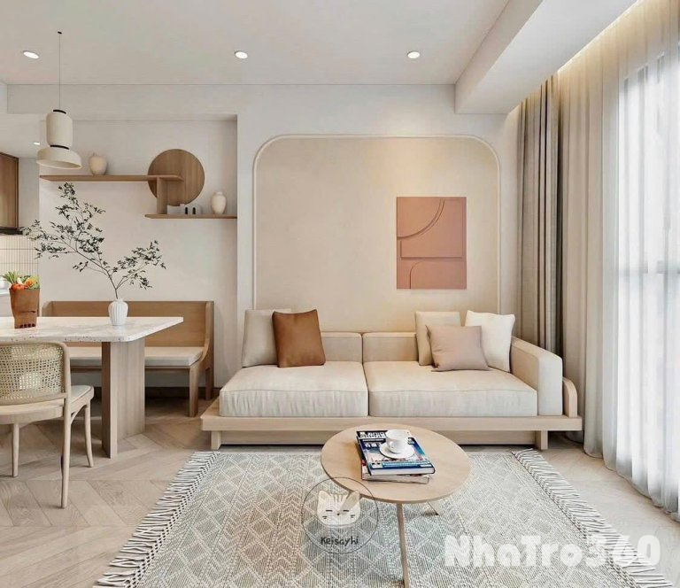 CHO THUÊ PHÒNG 1PN FULL NỘI THẤT NGAY NHÀ GA T3,TB