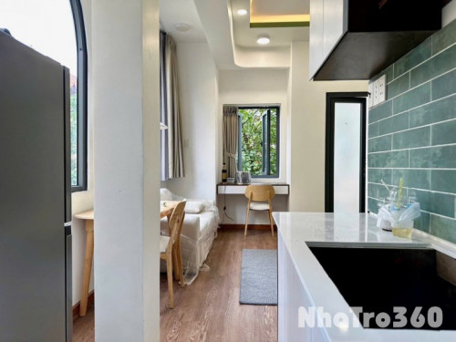 CHO THUÊ STUDIO FULL NỘI THẤT NGAY NHÀ GA T3, QTB