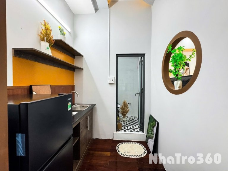 Căn hộ studio ban công gần sân bay quận Tân Bình