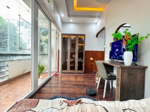 Căn hộ studio ban công gần sân bay quận Tân Bình