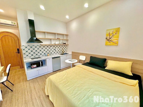 Cho thuê studio quận 1, full nội thất, cửa sổ lớn