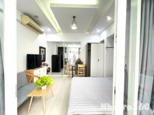 Căn Hộ 1PN Full Nội Thất 40m2 Gần Chợ Bà Chiều