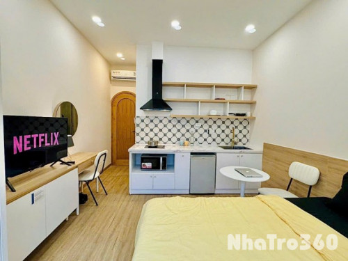 Cho thuê studio quận 1, full nội thất, cửa sổ lớn