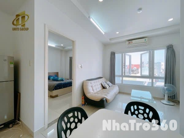 Cho thuê căn hộ 1PN Cửa sổ thoáng Q4 gần ĐH Luật, ĐH Nguyễn Tất Thành, cầu Tân Thuận, chợ 200