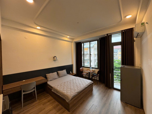 Studio ban công, máy giặt riêng Q1 - gần chợ Tân Định, nhà thờ Tân Định, cầu Công Lý…