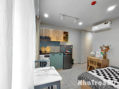 Cho thuê căn hộ Studio Cửa sổ lớn Q1 gần công viên 23 tháng 9, chợ Bến Thành, Ngã Năm Cống Quỳnh