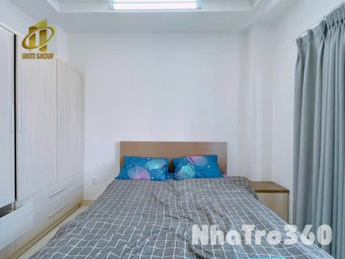 Cho thuê căn hộ 1PN Cửa sổ thoáng Q4 gần ĐH Luật, ĐH Nguyễn Tất Thành, cầu Tân Thuận, chợ 200
