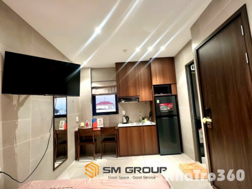 Studio máy giặt riêng ban công gần ga T3 Tân Bình