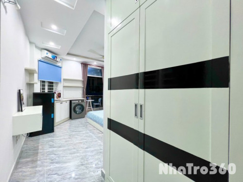 Cho thuê căn hộ Studio Ban công đẹp Q8 gần cầu chữ Y, cầu Nguyễn Văn Cừ, chợ Rạch Ông, Parc Mall