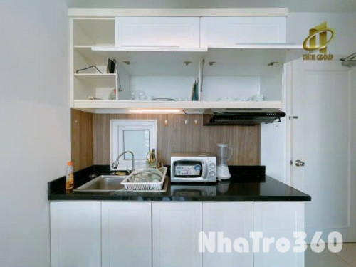 Cho thuê căn hộ 1PN Cửa sổ thoáng Q4 gần ĐH Luật, ĐH Nguyễn Tất Thành, cầu Tân Thuận, chợ 200