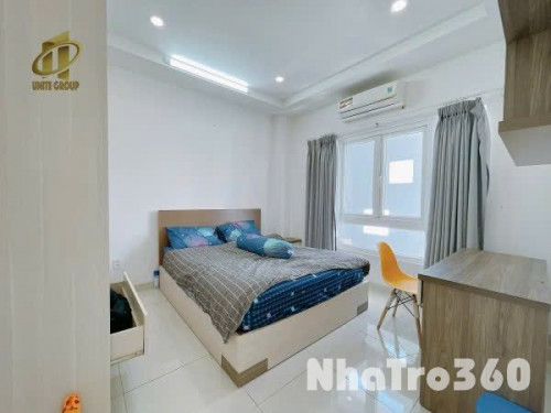 Cho thuê căn hộ 1PN Cửa sổ thoáng Q4 gần ĐH Luật, ĐH Nguyễn Tất Thành, cầu Tân Thuận, chợ 200