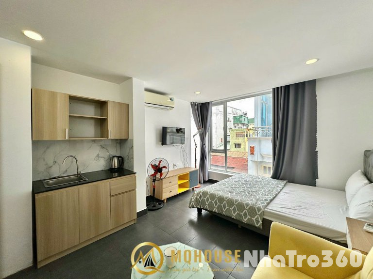 Cho thuê căn Studio cửa sồ trời Q1, gần chợ Bến Thành, Pullman, cầu Nguyễn Văn Cừ, cầu Ông Lãnh, Bùi Viện