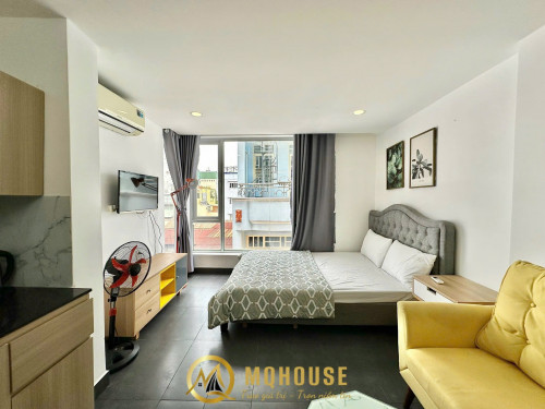 Cho thuê căn Studio cửa sồ trời Q1, gần chợ Bến Thành, Pullman, cầu Nguyễn Văn Cừ, cầu Ông Lãnh, Bùi Viện