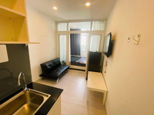 Cho thuê căn hộ 1PN, Q1, Đường Cống Quỳnh, gần Công Viên 23/9, Công Viên Tao Đàn, Cầu Ông Lãnh