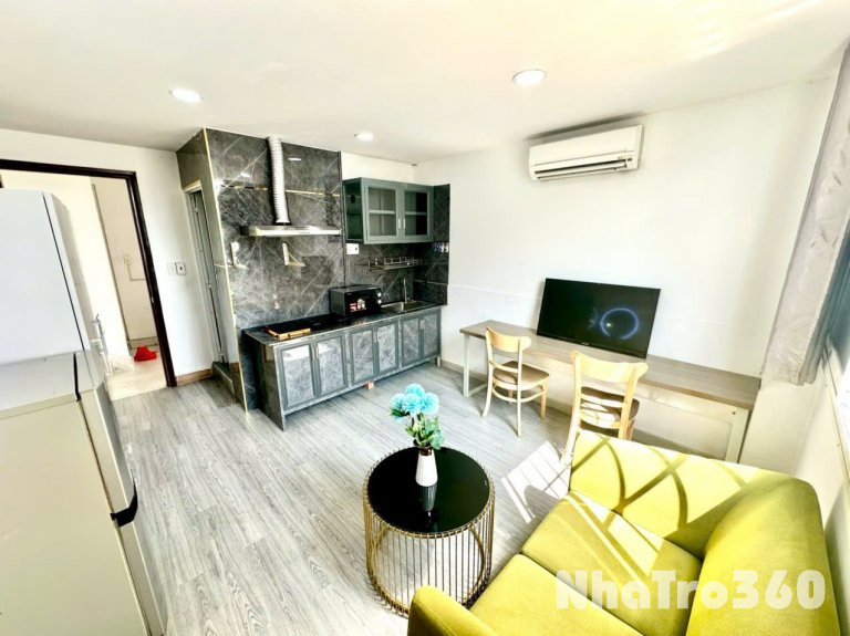 Cho thuê căn 1PN full nội thất Q4 - mặt tiền Bến Vân Đồn, giáp Q1 - 7 - 8. Gần Đh Luật, Đh Nguyễn Tất Thành, cầu Calmette,…