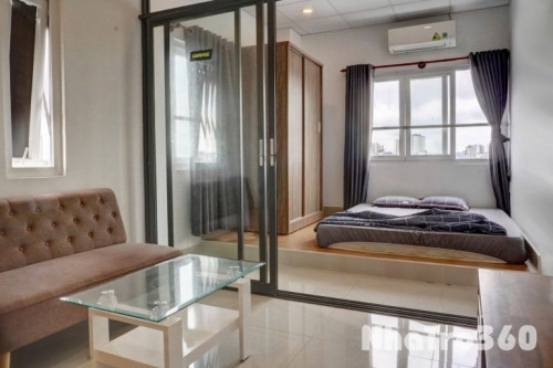 Cho thuê căn hộ 1PN Cửa sổ thoáng Q4 gần cầu Ông Lãnh, cầu Calmette, cầu Nguyễn Văn Cừ
