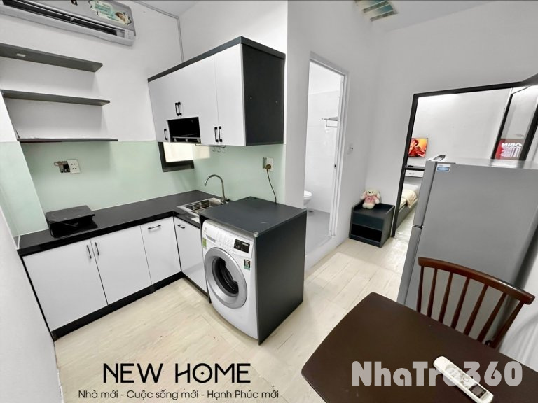 Căn hộ mini 1PN - máy giặt riêng - full nội thất. Gần nhà thờ Tân Định, chợ Tân Định, công Viên Lê Văn Tám