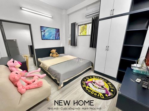 Căn hộ mini 1PN - máy giặt riêng - full nội thất. Gần nhà thờ Tân Định, chợ Tân Định, công Viên Lê Văn Tám