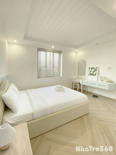 CHO THUÊ PHÒNG STUDIO FULL NỘI THẤT MỚI 100%,QTB