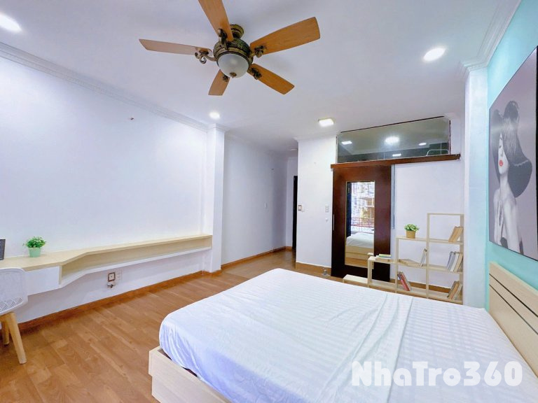 Cho thuê căn 1PN ban công 50m2 ngay ngã sáu Phù Đổng, chợ Bến Thành, công viên Tao Đàn, công viên 23/9,...