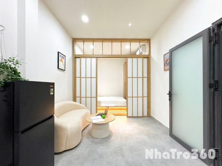 Căn hộ 1PN  Full Nt có máy giặt riêng Bảy Hiền