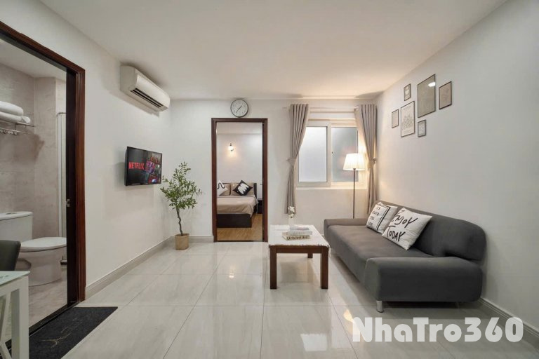 🔥🔥 CHO THUÊ CĂN HỘ TÂN BÌNH 1 PHÒNG NGỦ GẦN SÂN BAY TÂN SƠN NHẤT, – BAN CÔNG THOÁNG MÁT