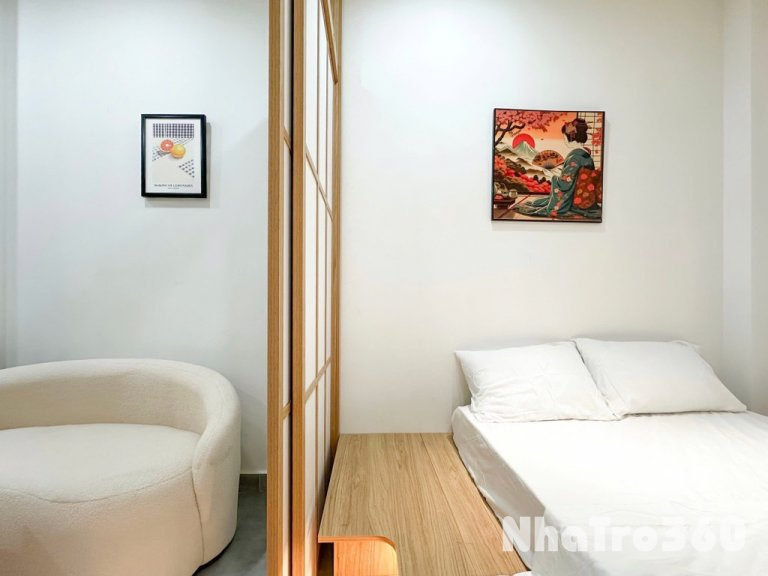 Căn hộ 1PN  Full Nt có máy giặt riêng Bảy Hiền