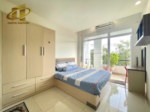 Căn hộ 1PN, 1PK ban công gần cầu Kênh Tẻ, cầu Tân Thuận, ĐH Luật  ĐH Nguyễn Tất Thành