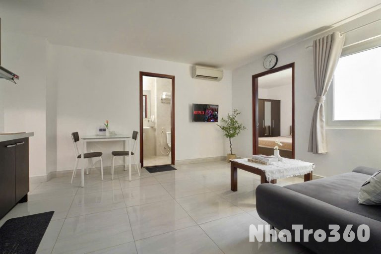 🔥🔥 CHO THUÊ CĂN HỘ TÂN BÌNH 1 PHÒNG NGỦ GẦN SÂN BAY TÂN SƠN NHẤT, – BAN CÔNG THOÁNG MÁT