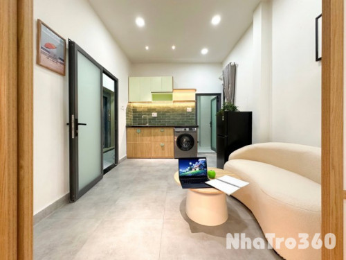 Căn hộ 1PN  Full Nt có máy giặt riêng Bảy Hiền