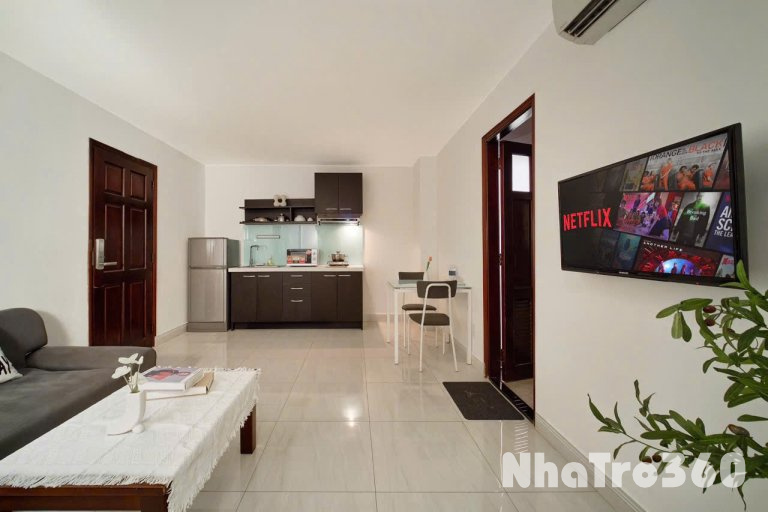 🔥🔥 CHO THUÊ CĂN HỘ TÂN BÌNH 1 PHÒNG NGỦ GẦN SÂN BAY TÂN SƠN NHẤT, – BAN CÔNG THOÁNG MÁT