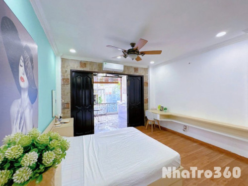 Cho thuê căn 1PN ban công 50m2 ngay ngã sáu Phù Đổng, chợ Bến Thành, công viên Tao Đàn, công viên 23/9,...