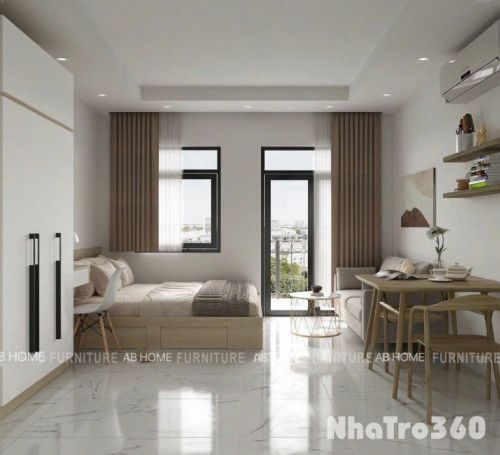 STUDIO BAN CÔNG MÁY GIẶT RIÊNG QUẬN TÂN BÌNH