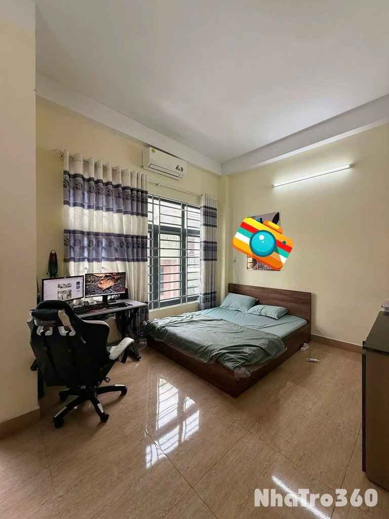 Phòng trọ có ban công máy giặt riêng ngay Etown