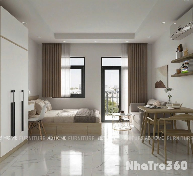 STUDIO BAN CÔNG MÁY GIẶT RIÊNG QUẬN TÂN BÌNH