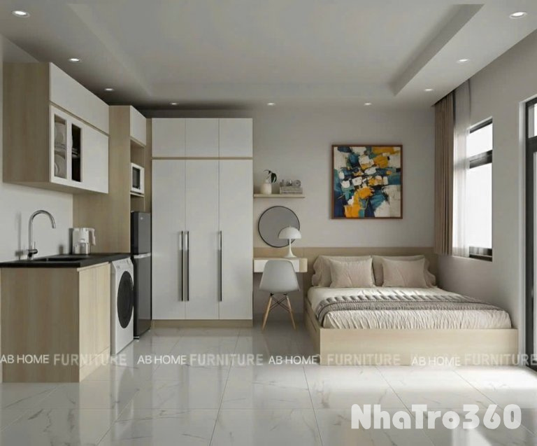 STUDIO BAN CÔNG MÁY GIẶT RIÊNG QUẬN TÂN BÌNH